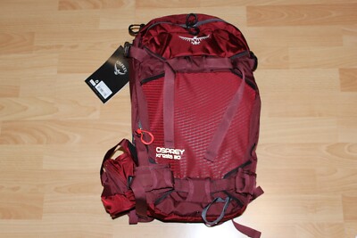 Osprey  Rucksack KRESTA 30 Weinrot Trekking Tasche Reisetasche Koffer
