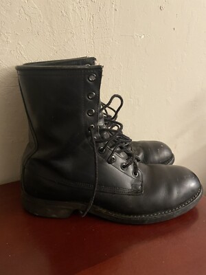 Vintage Addison Biltrite Steel Toe Combat Boots Women s 9 Men s 7 - 80 s 1981