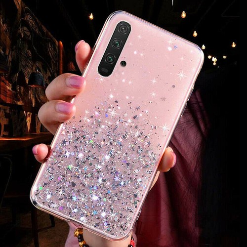 Phone Case Glitter Bling Clear TPU Gel Cover For Honor 90 200 Pro X8 Magic6 Lite - Picture 15 of 23