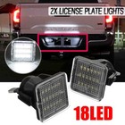 2Pcs LED License Plate Light Rear Bumper Lamp For Toyota Tacoma Tundra 2016-2022