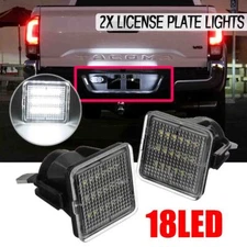 2Pcs LED License Plate Light Rear Bumper Lamp For Toyota Tacoma Tundra 2016-2022