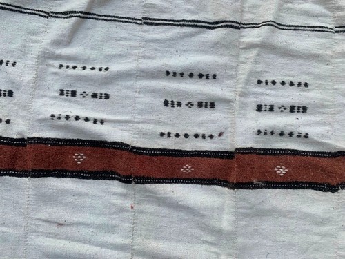 Antique African Fulani Blanket Hand Made Fulani Wedding Blanket Tents Mali - Picture 5 of 9