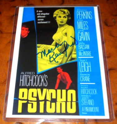 Marlie Renfro body double Psycho Shower Scene signed autographed photo Hitchcock