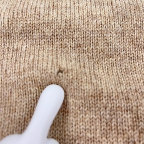 Pendleton Sweater Men Medium Tan Shetland Wool Knit Crew Neck Ribbed Pullover * - Picture 5 of 10