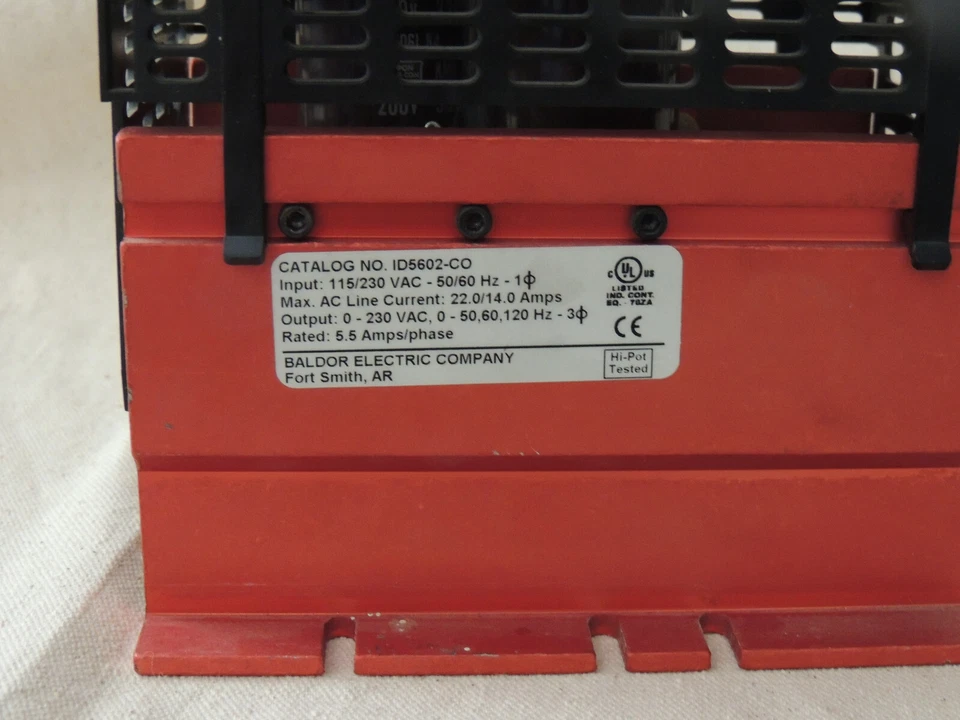 Baldor Electric Series 5 inverter 120/240 VAC single phase/240VAC three phase - Image 2 of 4
