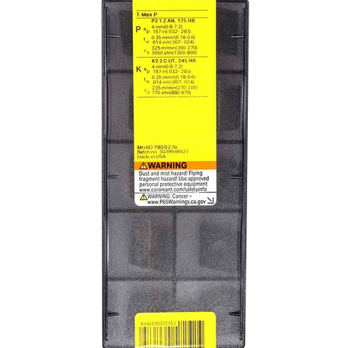 10 SANDVIK CNMG 160612-PM - Grade 4415 CNC Lathe Coated Carbide Turning Inserts - Picture 2 of 9