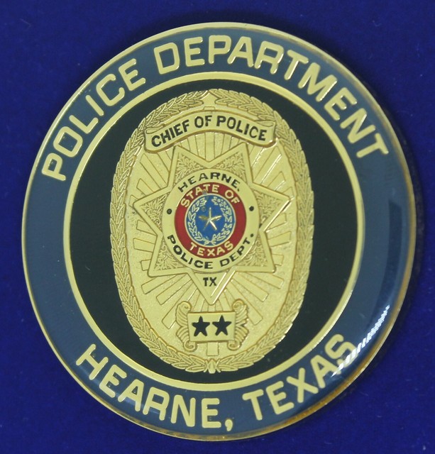 Hearne Police Department Chief of Police Lone Star State Challenge Coin