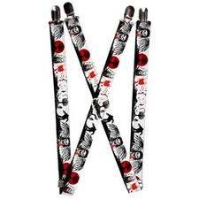 Men's Suspender-Horror, Multicolor, One Size