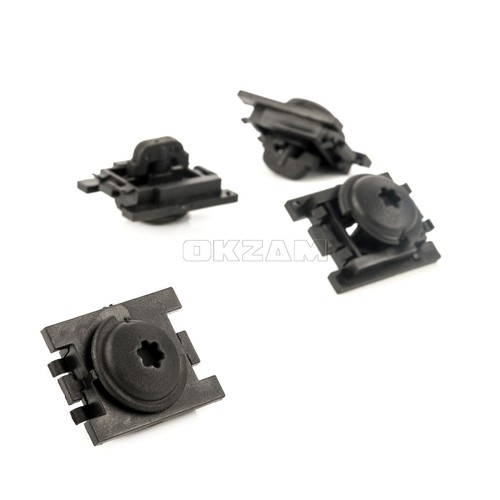 4x FRONT WING TRIM FASTENING CLIPS FOR CITROEN C4 - Picture 5 of 5