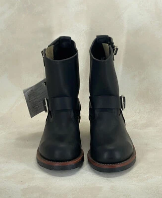 Red Wing Size 7 D (39 EU) 8178 Black Leather Boots - Imagen 1 de 4