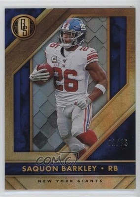 2020 Panini Gold Standard Platinum 1/75 Saquon Barkley #47 1z6