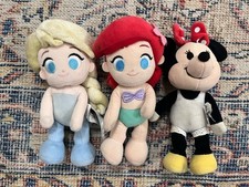Disney Nuimos Lot Bundle Ariel Elsa Frozen Minnie Mouse - No Clothes