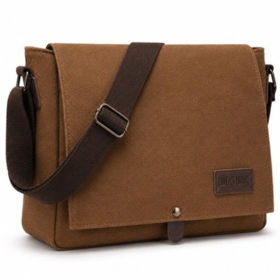 Cota's Home Growing Bag Men's A4 Large Capacity Canvas Shoulder Bag Moc