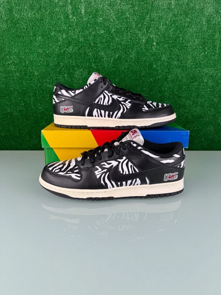 Size 13 - Quartersnacks x Nike Dunk SB Low Little Debbie’s Zebra Cakes - Image 2 of 4