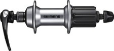Mozzo posteriore Shimano FH-RS400 - QR x 130 mm, freno a cerchio, strada HG 11, argento, 36 H