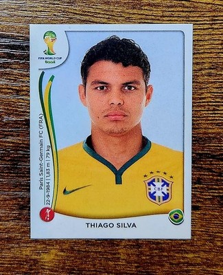 Thiago Silva Brazil 2014 Panini FIFA World Cup Brazil Stickers #35