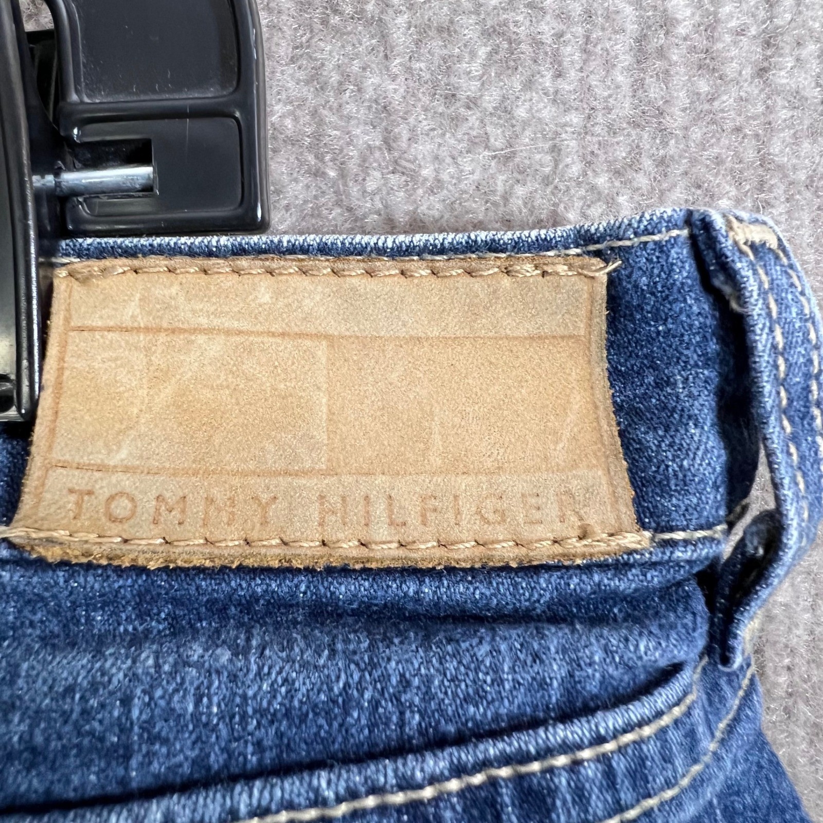 Tommy Hilfiger Women's 18 Blue Denim Jeans Bootcut Style Classic thumbnail 7