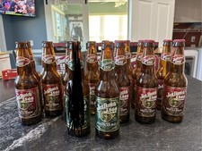 Jack Daniels 1866 Classic Oak Aged EMPTY beer bottles, 17 total plus packaging