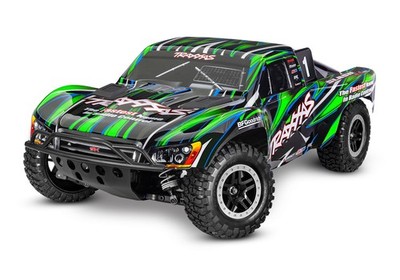 Traxxas Slash 4x4 VXL Clipless HD Grün Brushless ohne Lader & Akku 68386-4 SCT