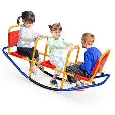 Costway Outdoor Teeter Totter Kids Teeter Totter Gift for Children Boys Girl