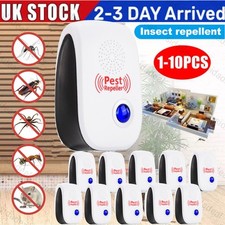 Ultrasonic Plug In Electronic Pest Repeller Mouse Cockroach Insect Reject Device