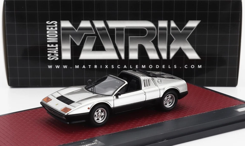 MATRIX SCALE MODELS MX40604-183 Ferrari - 512BB Plaque Straman 1978 - Argent