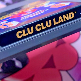 Clu Clu Land (Nintendo, 1985) NES Cart Only 5 Screw Authentic
