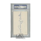 Johnny Unitas Autographed Index Card - PSA/DNA (Small Crack On Case)