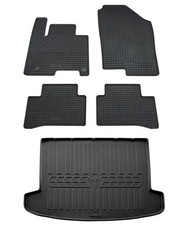 Gummi Fußmatten Kofferraumwanne für Hyundai Tucson NX4 ab 2021- Gummimatten Set