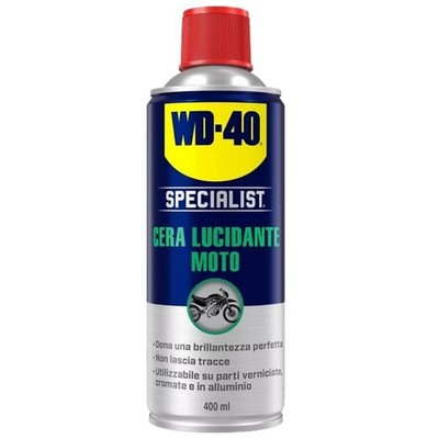 SPECIALIST MOTO WD-40 GLÄNZEND POLIERWACHS SPRAY FÜR ALUMINIUMTEILE 400 ml