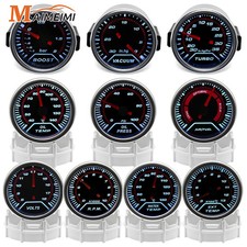 52mm Tachometer Turbo Bar Oil Temp Water Tempe Gauge Voltmeter For Car Racing