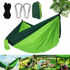 Camping Hammock 1 - 2 Person Outdoor Garden Portable Double Swing Hanging Bed