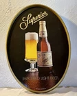 Vintage Superior Mexican Beer Sign 13" x 19" Made in Milwaukee WI EUC