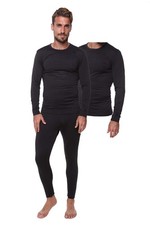 Thermal Underwear for Men Long John Set for Cold Weather Mens 2 pc Long Sleev...