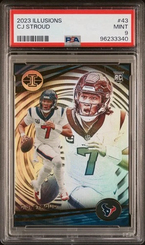2023 Panini Illusions Football C.J. Stroud #43 (RC) - PSA 9
