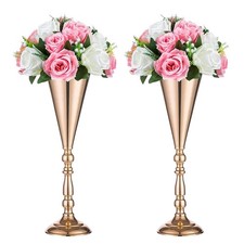 Trumpet Floral Centerpiece Riser Stand for Wedding Reception Centerpieces Par...