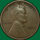1914 Lincoln Wheat Cent Extremely Fine XF Coin #40881