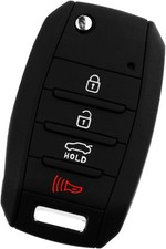 KeyGuardz Keyless Entry Remote Car Key Fob Outer Shell Cover Soft Black