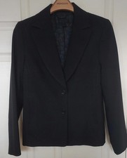 Mango MNG Women's Fitted Jacket, Size 40 (UK 12), Black