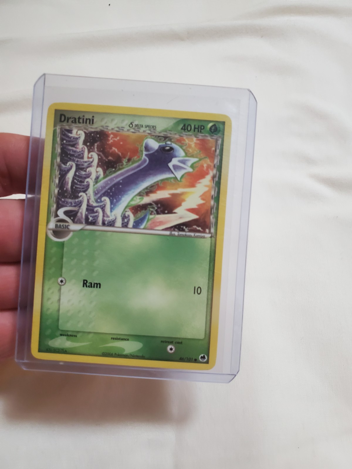 Dratini 46/101 (Delta Species) Pokemon Dragon Frontiers Common 2006 LP