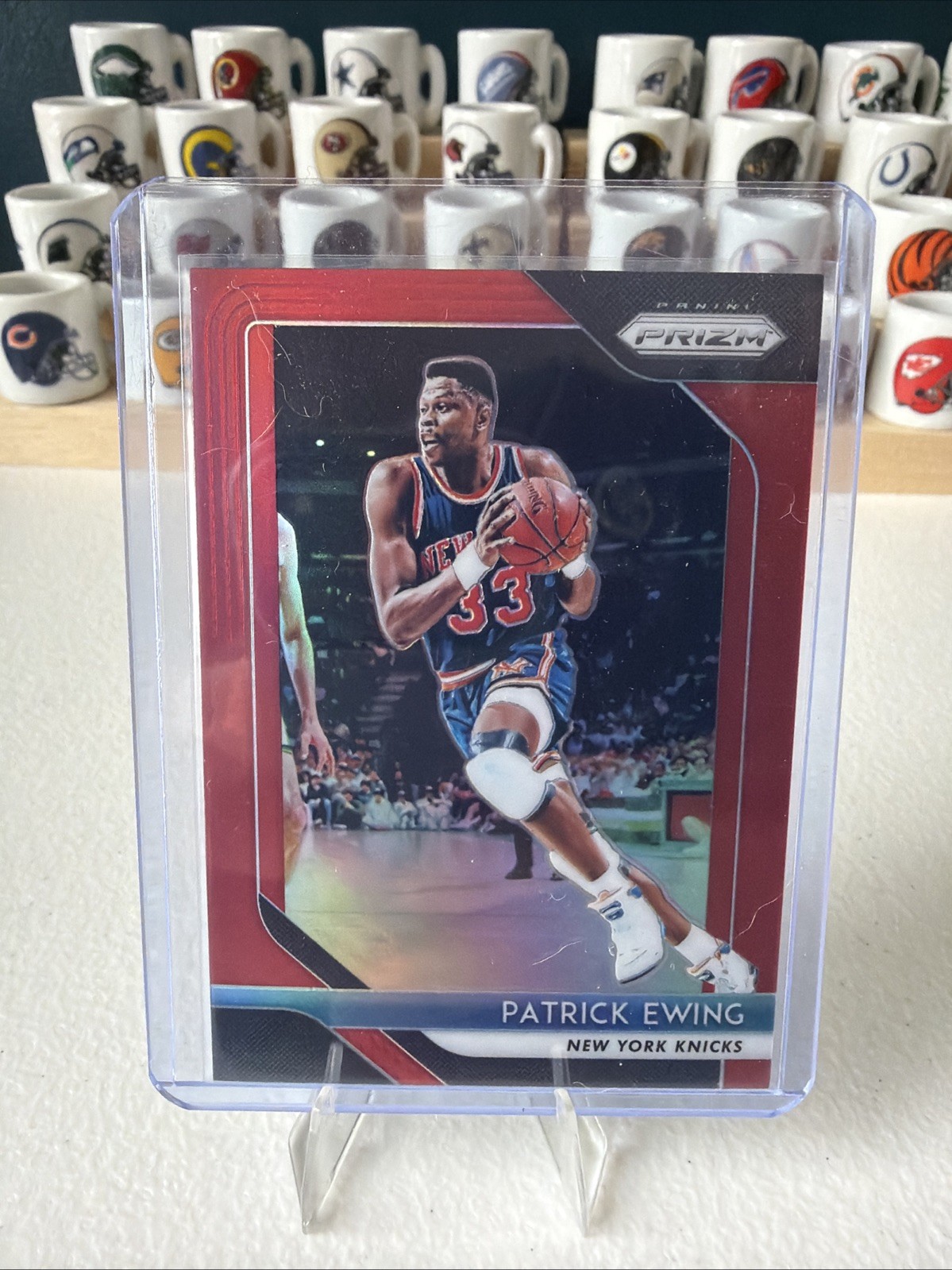 PATRICK EWING 2018-19 PANINI PRIZM RED PRIZM /299