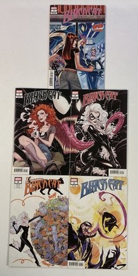Black Cat  #7 1:25 | Issue #7-8 Andrews Covers | #8 Doom Homage | #8 variant NM