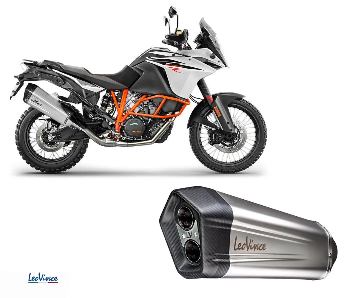Exhausts Leovince homologated LV-12 Inox KTM 1190 ADVENTURE/R 2013 2016