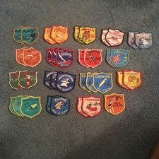 Canada 37 PCs Boy Scout shield shape activity patches mint and used 