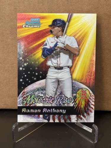 2025 Bowman Chrome mega - Meteoric Rise Roman Anthony #MR-25 Mojo Refractor (RC)