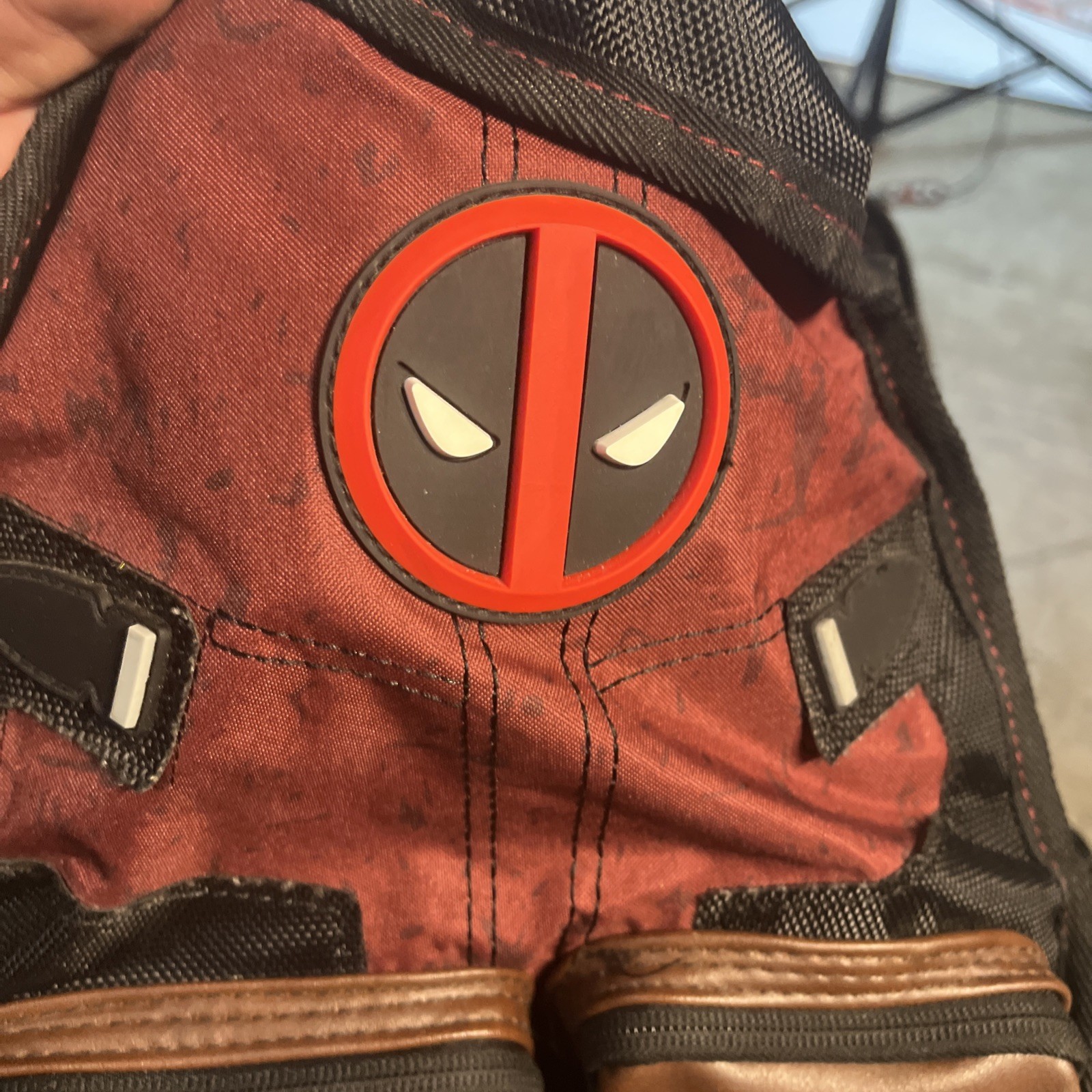 Marvel Comics Deadpool Backpack Cosplay Knapsack … - image 9