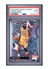 2025-26 Topps Cosmic Chrome - Starfractor SSP LeBron James #SF-13 PSA 9 POP 1