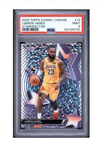 2025-26 Topps Cosmic Chrome - Starfractor SSP LeBron James #SF-13 PSA 9 POP 1