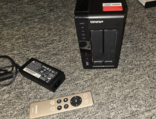 QNAP TS-251+ 2-Bay NAS with Power Adapter & Remote