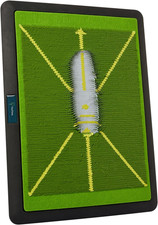 Teetime Golf Practice Mat - Patent Pending - Instant Swing Path Feedback - Indoo